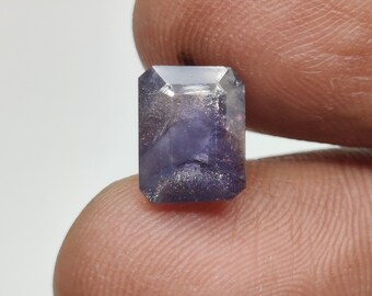 Natural Iolite Sunstone Gemstone, Untreated Bloodshot Iolite Gems. Beautiful Piece For Jewelry Making, 9.8×7.5×5.7 mm, 2.85 Carats