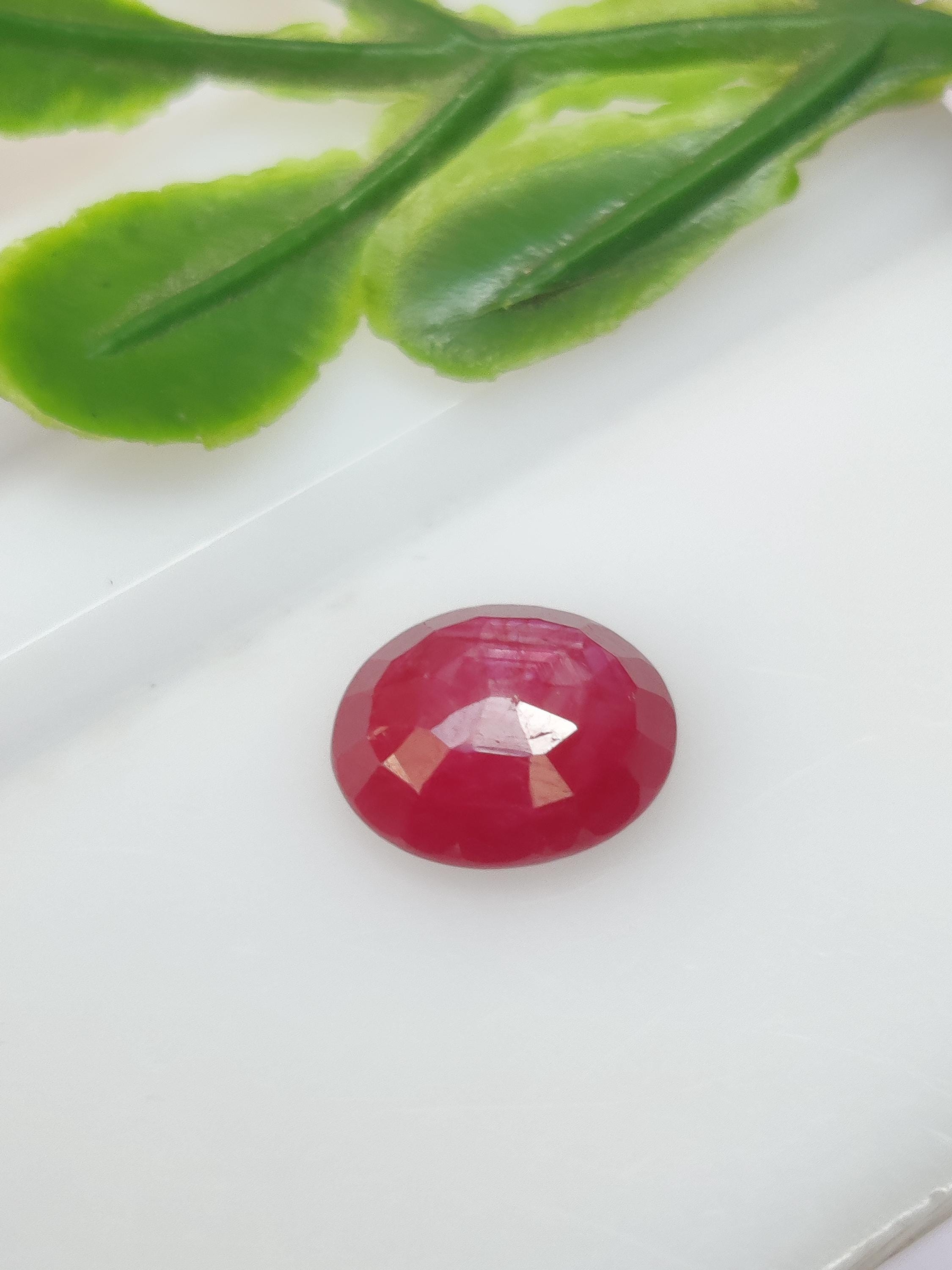 Certified Natural Burmese Ruby Gemstone, Untreated Burma Ruby Gemstone ...
