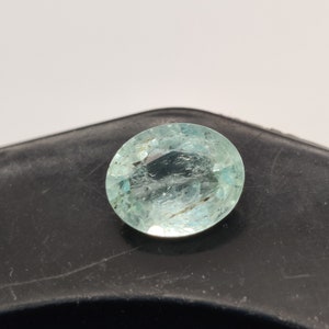 Natural Colombian Emerald Gemstone, Faceted Colombian  Emerald Gemstone, Untreated Green Emerald Gemstone, 11×8.8×5.2 Mm, 3.15 Carat