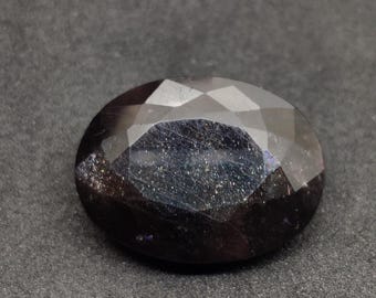Natuurlijke ioliet zonnesteen edelsteen, losse bloeddoorlopen ioliet edelstenen, prachtig stuk voor het maken van sieraden, 21 x 16 x 11,6 mm, 24,10 karaat