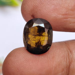 Collana con tormalina nera sfaccettata: catena