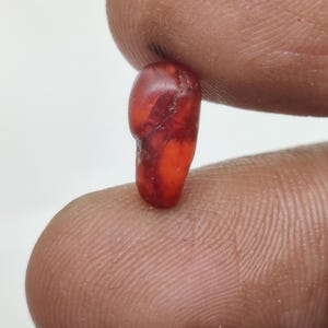 Burmese Red Spinel Raw, Untreated Spinel Crystal, Natural Spinel Specimen, 12×6×4.2 mm, 3  Carats