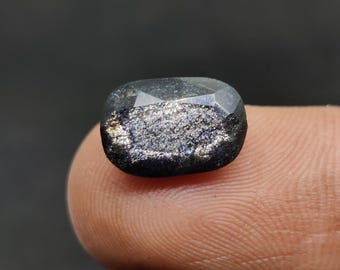 Natural Iolite Sunstone Gemstone, Untreated Bloodshot Iolite Gems. Beautiful Piece For Jewelry Making, 12x8x5.6 mm, 3.30 Carats