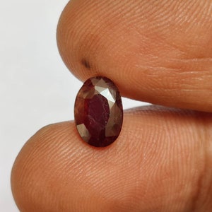 Natural Red Spinel Gemstone, natural Burmese  Spinel Gemstone,  Faceted Spinel For Jewelry Making, 9.50×6.5×3.5 mm, 2.20 Carats