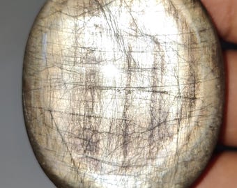 Certified Natural Star Brown Sapphire Cabochon, Large Star Sapphire Gemstone, No Heat Star Sapphire Gems, 47.87x38.37x11.46 mm, 248.38 ct