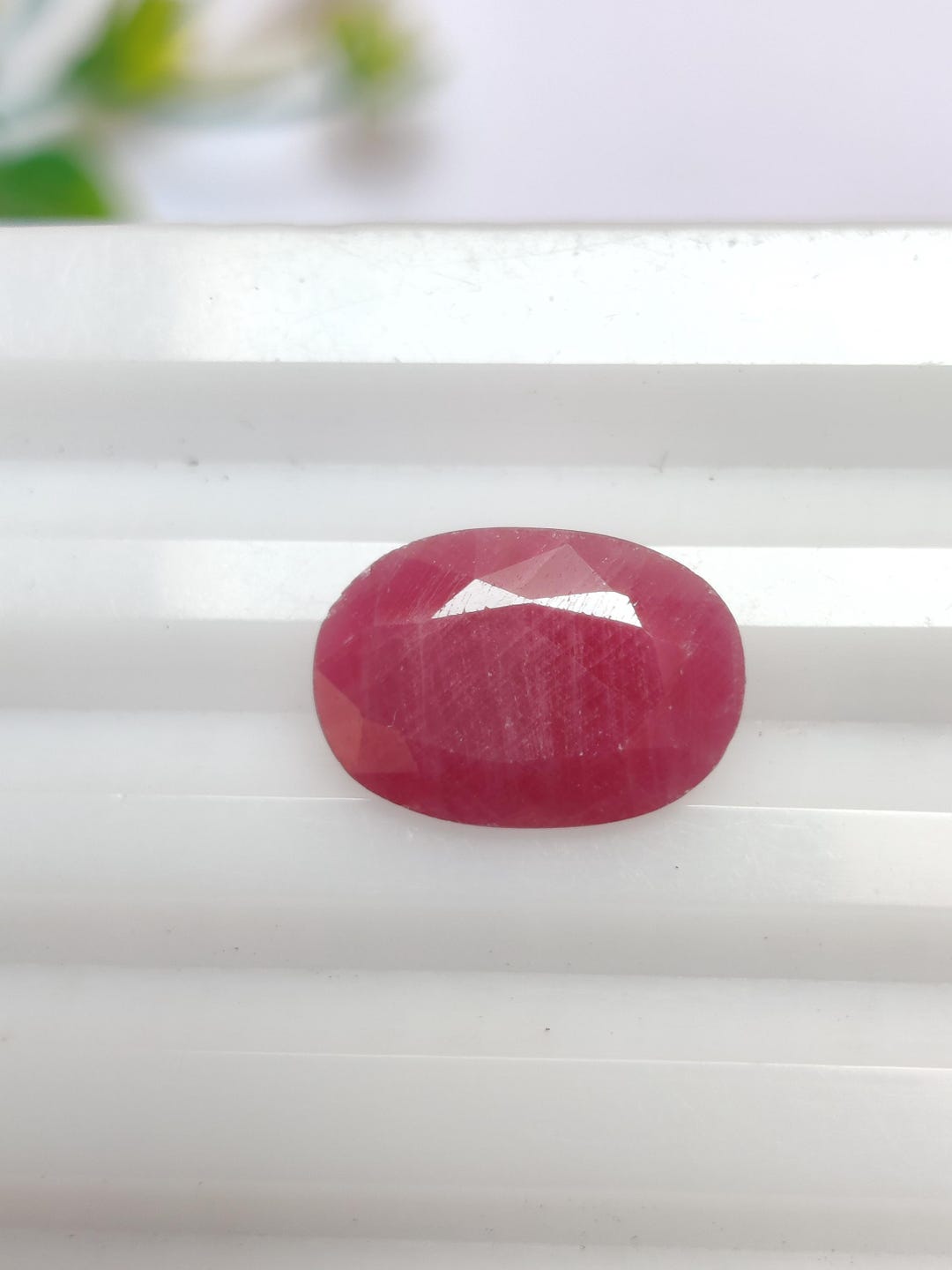 Natural Light Red Ruby Gemstone, No Heat Ruby Gemstone, Handmade Ruby ...