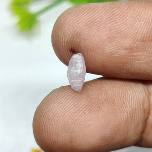Natural Kashmir Pink Sapphire Specimen, Indian Kashmir  sapphire Rough Stone, Unique Collectable Specimen, 8.2×4.2×3.6 mm, 1.10 Carat