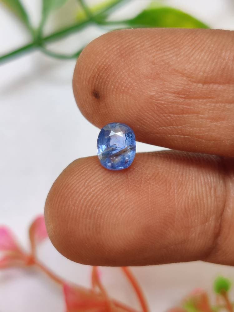 天然カシミールブルーサファイア宝石、希少なオールドマイン産