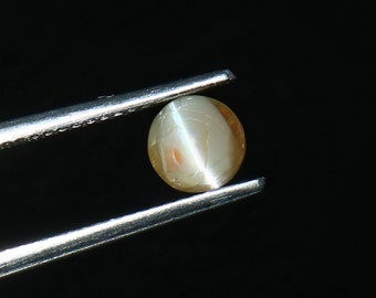 Natürliche Chrysoberyll-Katzenauge-Cabochon, loser Chrysoberyll-Katzenauge-Edelstein, Chrysoberyll für die Schmuckherstellung, 5.5x3.5 mm, 1.05 Karat