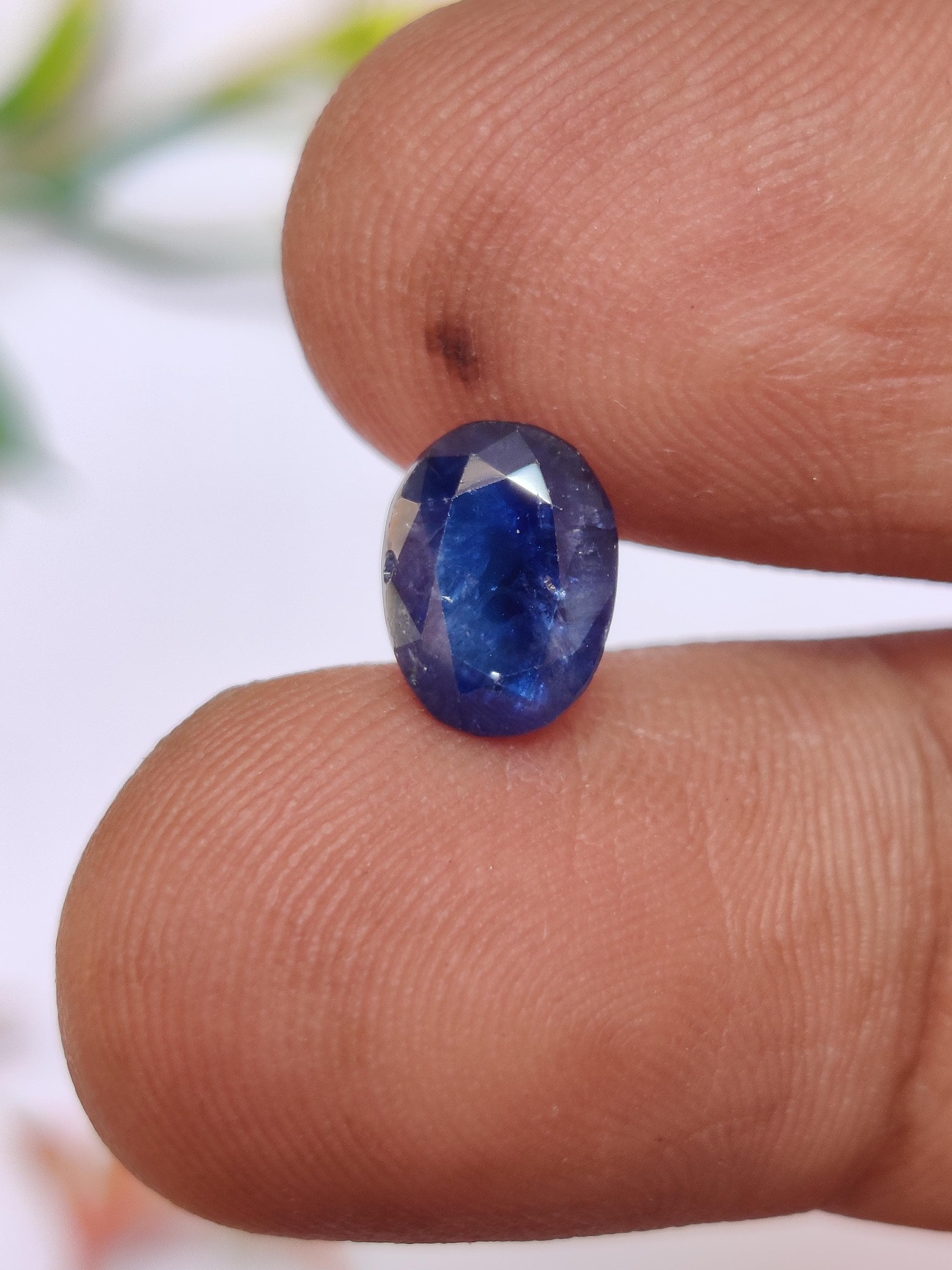 Royal Blue Kashmir Sapphire Gemstone, Natural Kashmir Blue Sapphire Gems, Heated Kashmir Blue Sapphire, 8.7×6×7 mm, 3.50 Carats