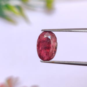 Burmese Red Spinel Gemstone, Natural Burmese  Spinel Gemstone,  Faceted Spinel For Jewelry Making, 9.5×6.5×3.3 mm, 2.15 Carat