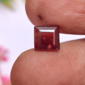 Burmese Red Spinel Gemstone, natural Burmese  Spinel Gemstone,  Faceted Spinel For Jewelry Making, 7.3×7×4.8 mm, 2.85 Carats
