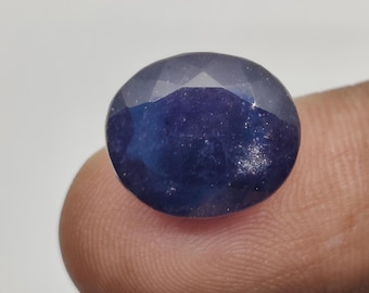 Natural Iolite Sunstone Gemstone, Untreated Bloodshot Iolite Gems. Beautiful Piece For Jewelry Making, 14x12x10 mm, 11.10 Carats