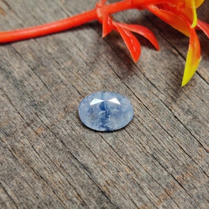 Natural Kashmir Blue Sapphire Gemstone, Rare Old Mine Kashmir Blue sapphire, Indian Kashmir Blue Sapphire Gemstone, 8.3×6×3.5 mm, 1.75 Carat