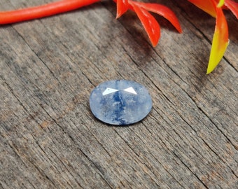 Natural Kashmir Blue Sapphire Gemstone, Rare Old Mine Kashmir Blue sapphire, Indian Kashmir Blue Sapphire Gemstone, 8.3×6×3.5 mm, 1.75 Carat