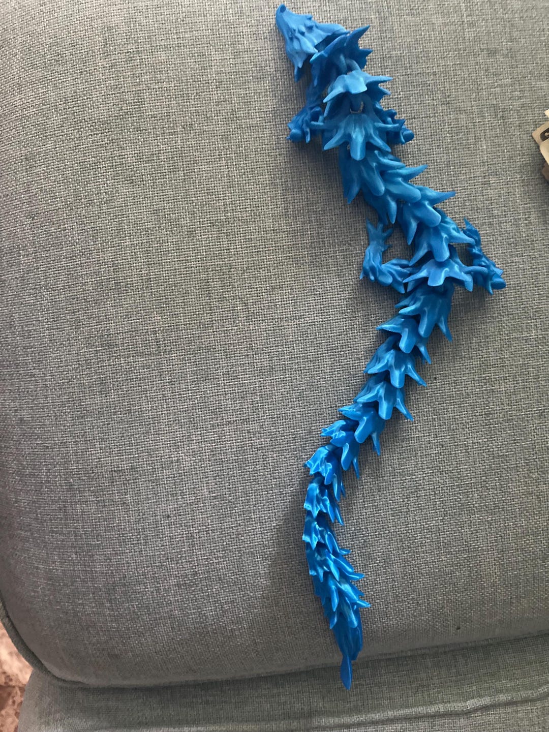 18" Articulated Flexi Dragon – 3D Printed Fidget Toy, Desk Pet, Custom ...