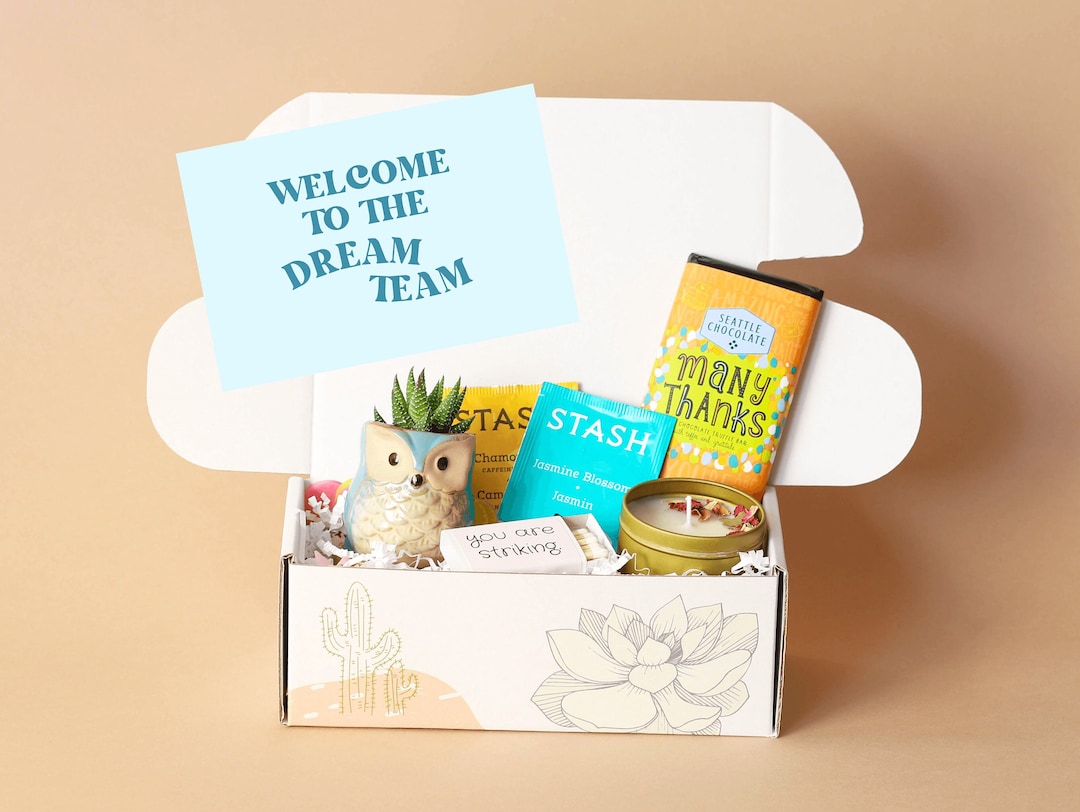 New Employee Gift Box New Hire Gift to the Team Gift Employee