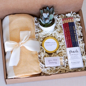 Teacher Appreciation Gift | Teacher Appreciation Gift Basket | Teacher Appreciation Care Package | Teacher Gifts | Thank you Teacher