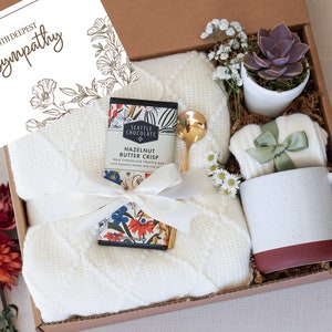 Bereavement Care Package, Sympathy gift Basket, Hygge Gift Box with Blanket, Sending a hug, Thinking of you, Encouragement gift, Sorry Loss