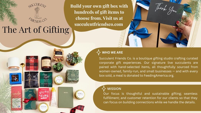 Team Holiday Gift Box, Client Gift Box, Employee Holiday Gifts Bulk, Personalized Client Appreciation Gifts, Company Holiday gift image 2
