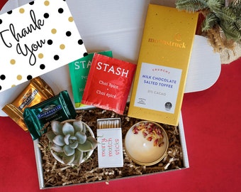 Employee Thank You Gift | Employee Holiday Gift Basket Bulk | Client Holiday gift Basket | End of year Employee Team Gifts |