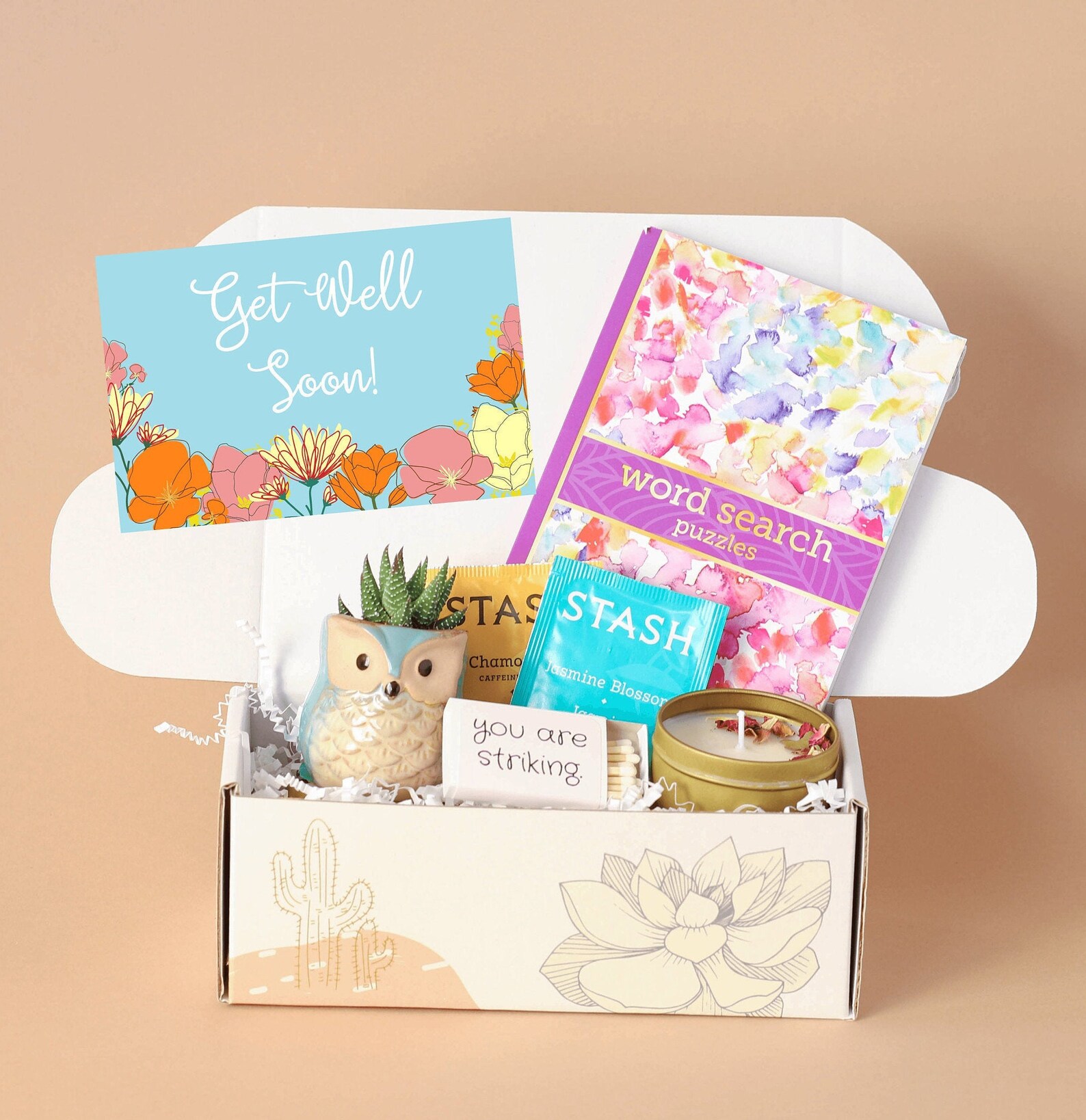 Get Well Soon Care Package Get Well Soon Sending Sunshine - Etsy