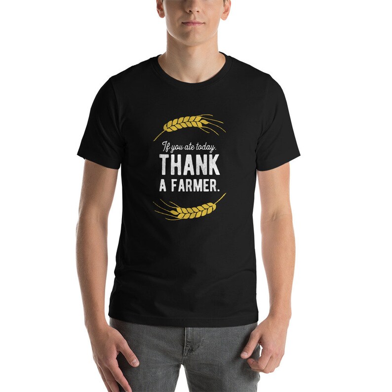 Thank A Farmer T Shirt Gifts for Farmers Farm Shirt | Etsy