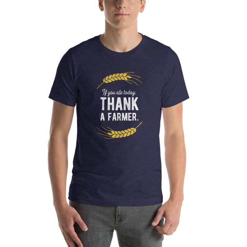 Thank A Farmer T Shirt Gifts for Farmers Farm Shirt | Etsy