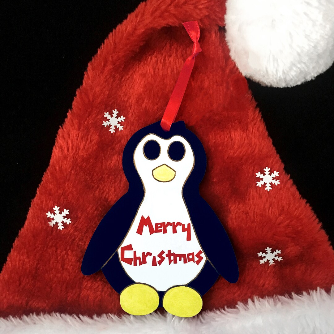 Penguin Christmas Decoration Penguin Gift Cute Christmas Etsy UK