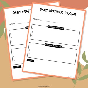 Journal de gratitude quotidien | Imprimable | Téléchargement numérique Goodnotes | Journal de gratitude | Soins personnels | Journal de réflexion