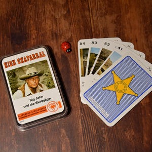 altes Quartett "High Chaparral" von ASS / Kartenspiel / Western / Cowboys & Indianer / Vintage / Nostalgie / Spieleabend