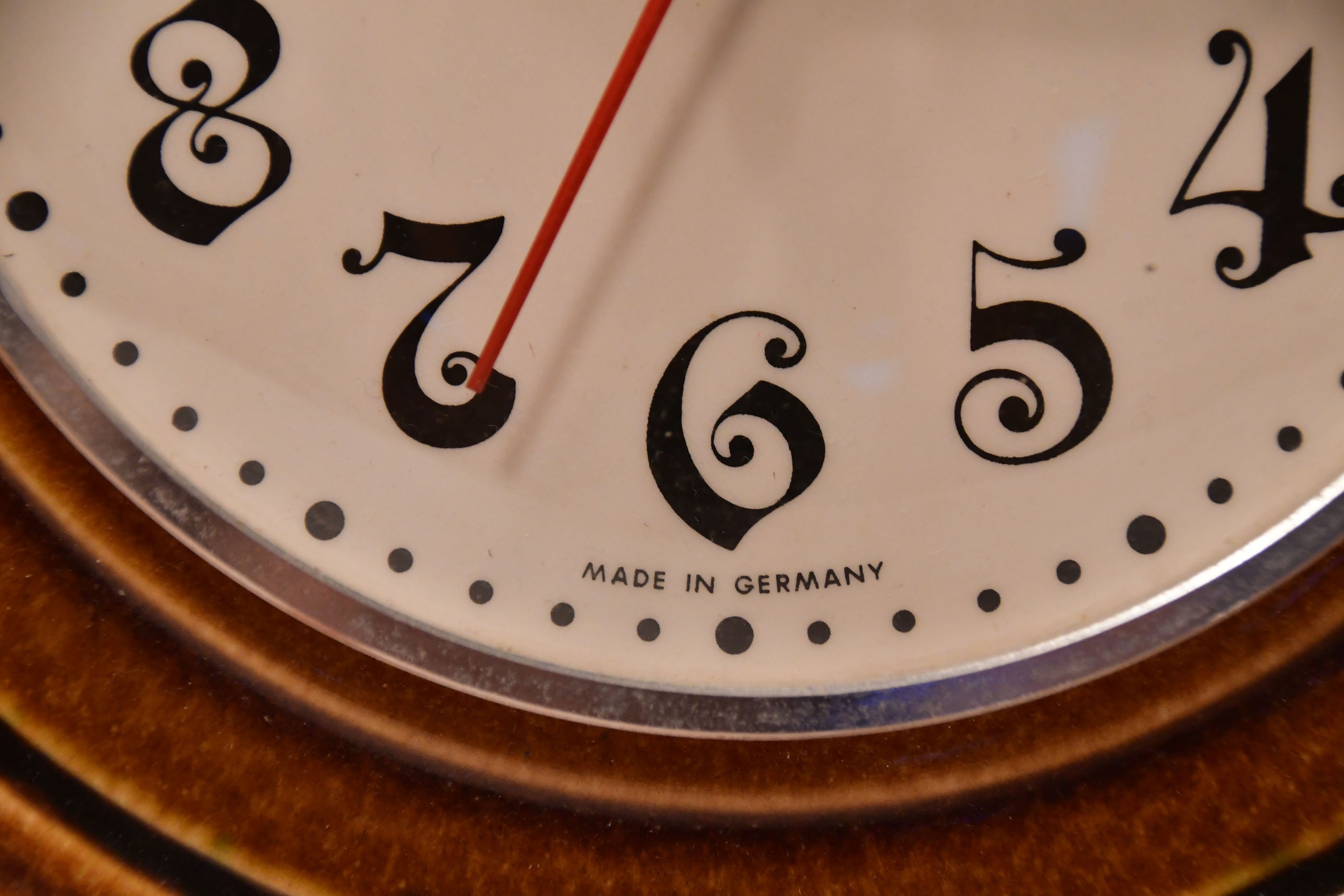 Vintage Küchenuhr mit Keramikgehäuse / Quartz / | Etsy