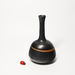 Ceramic vase from Christine Tappermann pottery, Limburg / 14 cm high / 1970s / Studio pottery / Home decor / Vintage