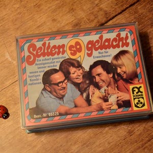 Vintage-Spiel "Selten so gelacht" für Erwachsene / F.X. Schmid / Kartenspiel / Gesellschaftsspiel / Partyspaß / 70er Jahre