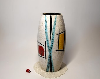 Scheurich 花瓶 522-20 陶器製 / 1960年代 / 西ドイツ陶器