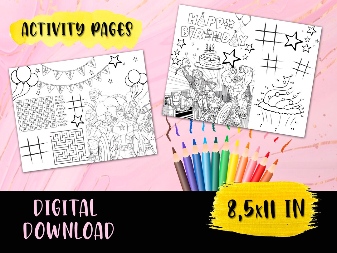 Avengers Coloring, Avengers Activities Birthday, Avengers Coloring Book, Avengers Coloring Pages ...