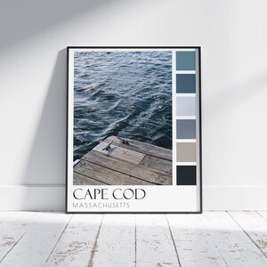 | d’affiches de Cape Cod | d’impression de voyage Décor mural de Cape Cod Beach