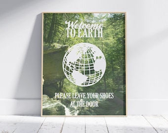 Nature Poster | Mother Earth Print | Granola Aesthetic