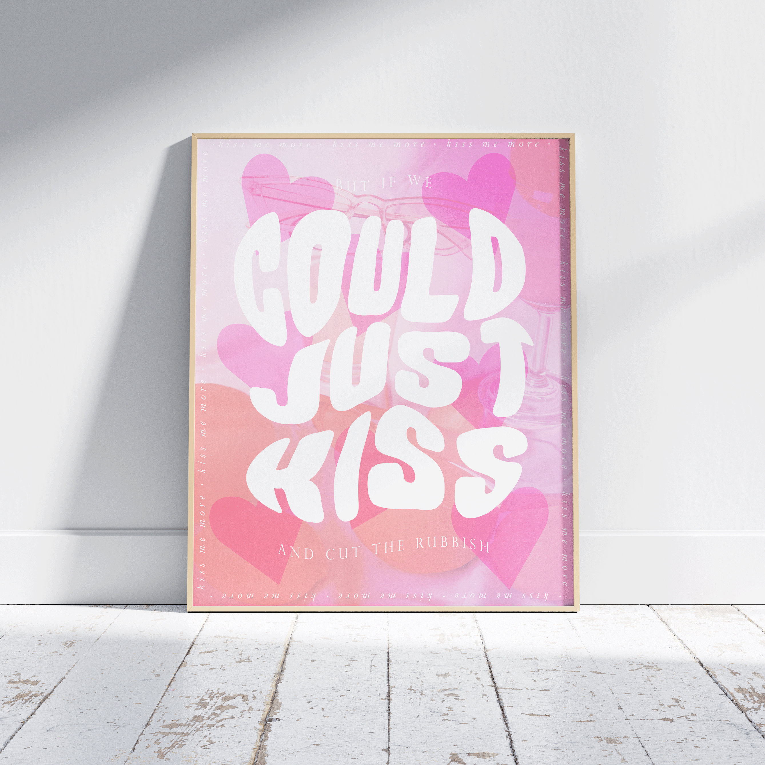 Kiss Me More Poster Doja Cat Wall Art SZA Print