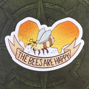 Valheim The Bees Are Happy - weerbestendige vinylsticker