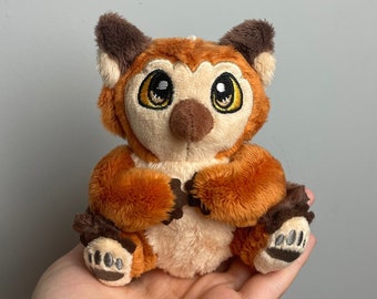 Owlbear plush - Keychain Plush baldurs gate 3 dungeons and dragons