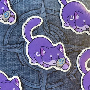 Cat form - Dragonflight, World of Warcraft Vinyl weatherproof Sticker