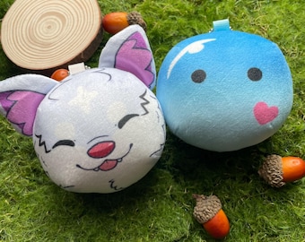 Fel and Sui plush - Campfire Cooking in Another World manjuu, omanjuu, plush charm keychain