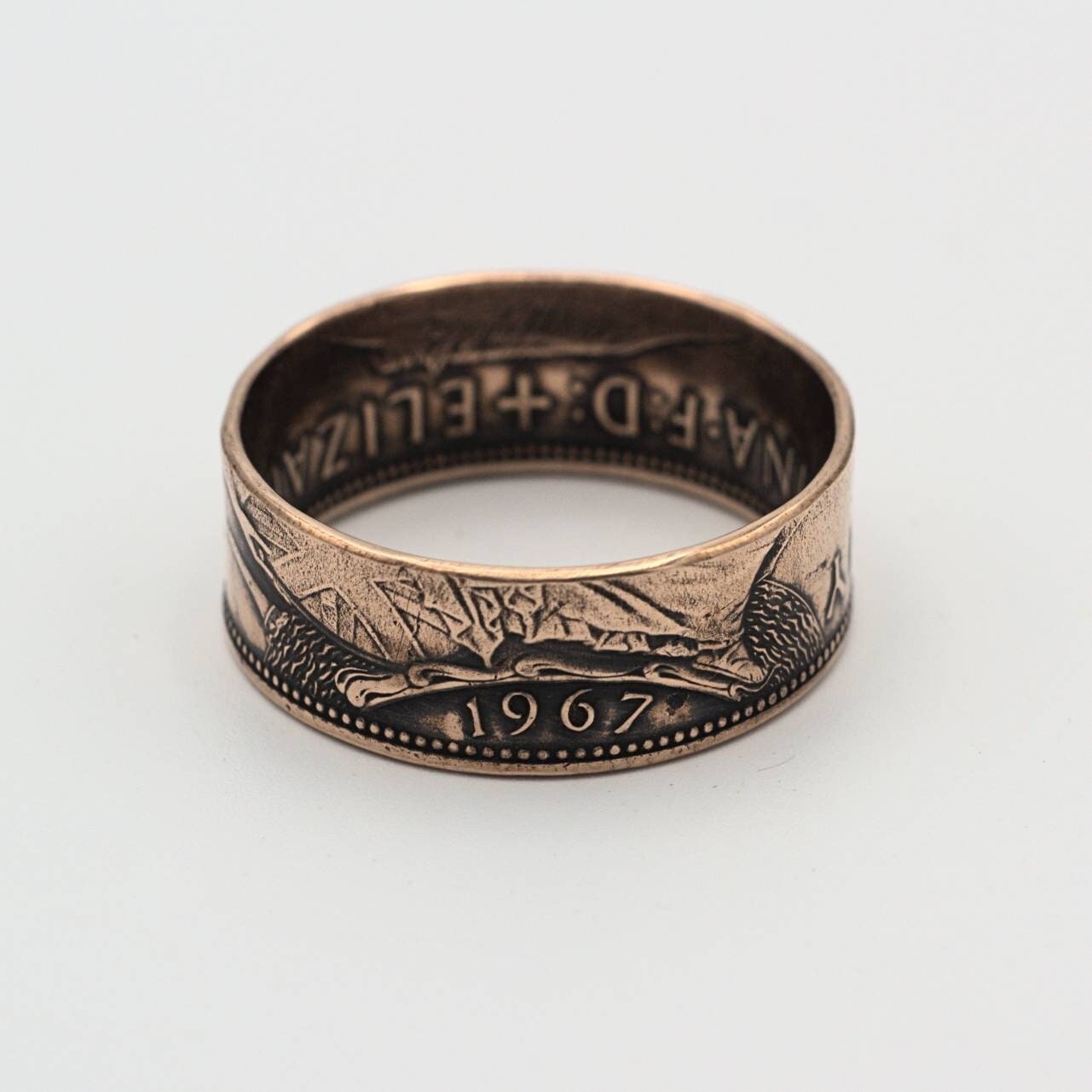 Copper penny ring deals