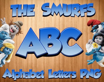 smurfs font png, disney smurfs alphabet, disney smurfs letters, printable disney smurfs, disney smurfs clipart, digital disney smurfs, party