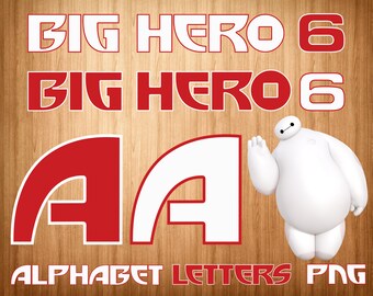 big hero 6 font png, big hero 6 alphabet, big hero 6 letters, big hero 6 clipart, printable big hero 6, digital big hero 6, scrapbook, party