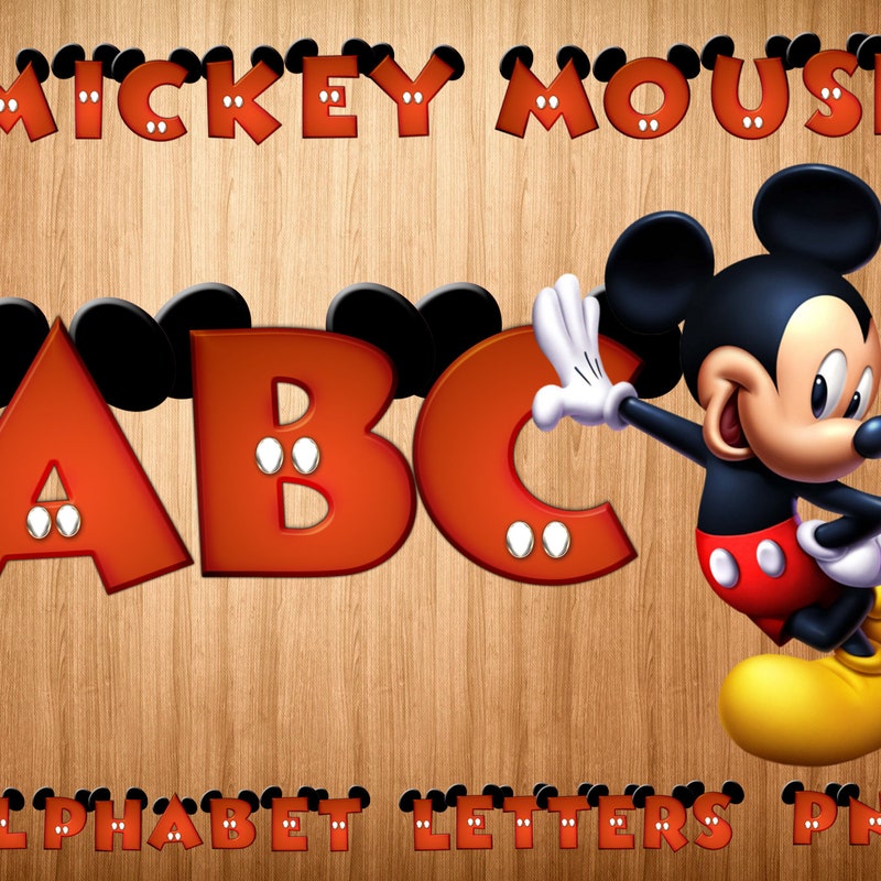 Mickey Mouse Clipart - Etsy