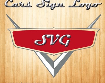 Cars Logo Sign SVG, PNG: Cricut & Silhouette Cut Files (Digital Download)