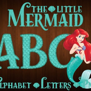 petite sirène police png, alphabet de la petite sirène, lettres de la petite sirène, petite sirène clipart, fichiers coupe numérique cricut png police ariel