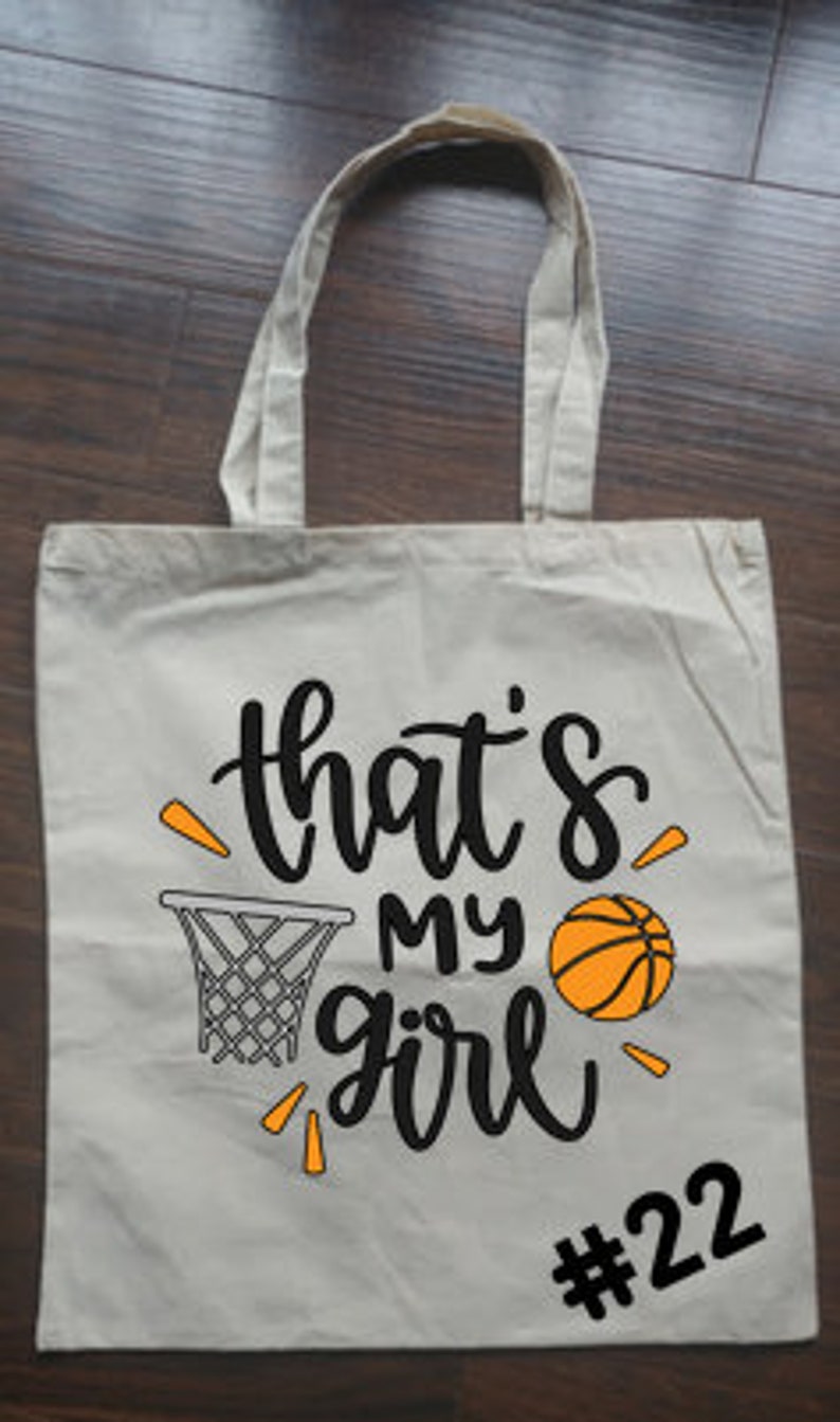 Basketball mom canvas tote bags